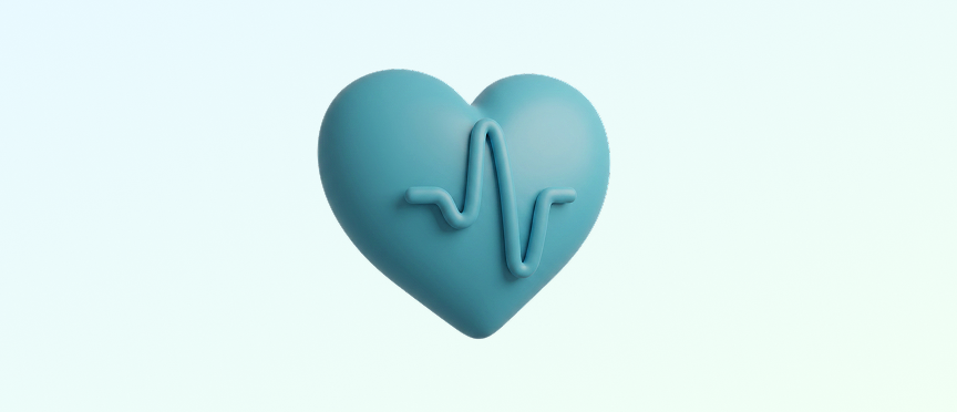 Ícono de un corazón latiendo para simbolizar la personalización de la atención de seguros de salud